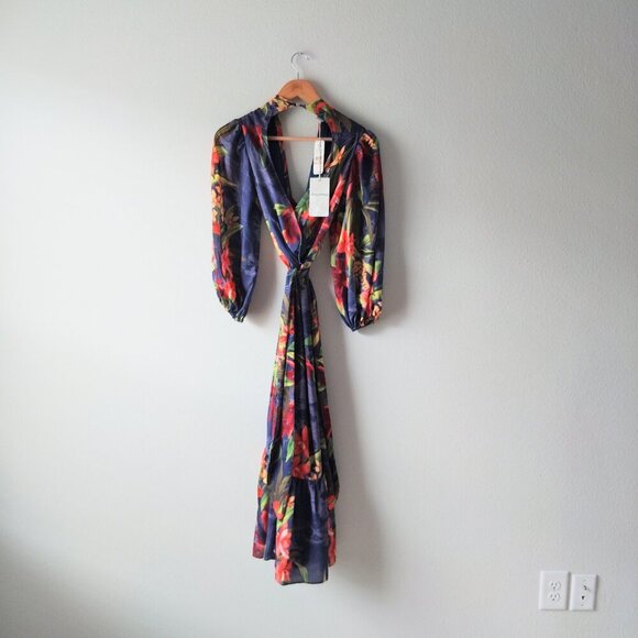 Tommy Bahama Floral Maxi Dress - Blue and Red - Picture 2 of 6